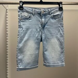 Epic Threads Stretch Light Blue Denim Jean Shorts